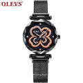 Beatiful Dress Lady Fashion Quartz WristWatch Luxury Brand OLEVS 5889 Women GenderWatch 2020 Fashion Mesh  Material Lady Clock